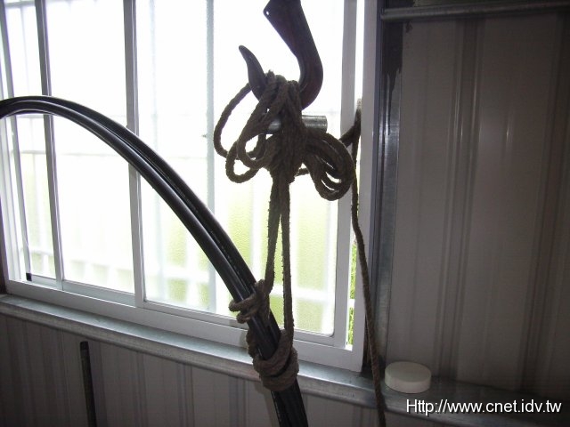雙套結加一個單套結拉電線