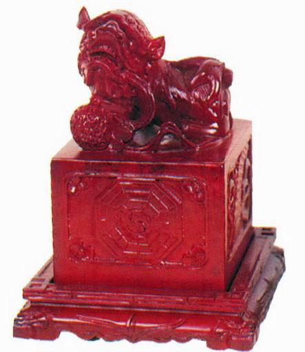 獅印木雕
